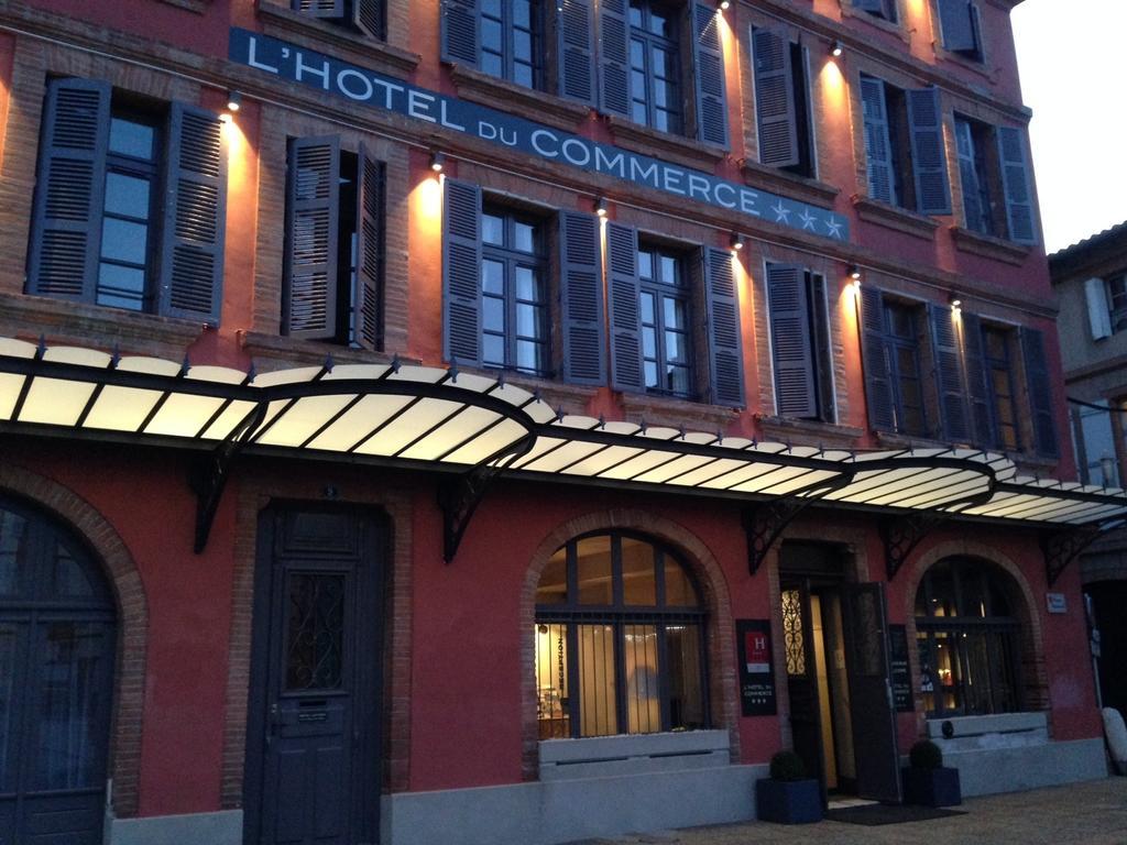 Hotel Du Commerce Montauban Exterior foto